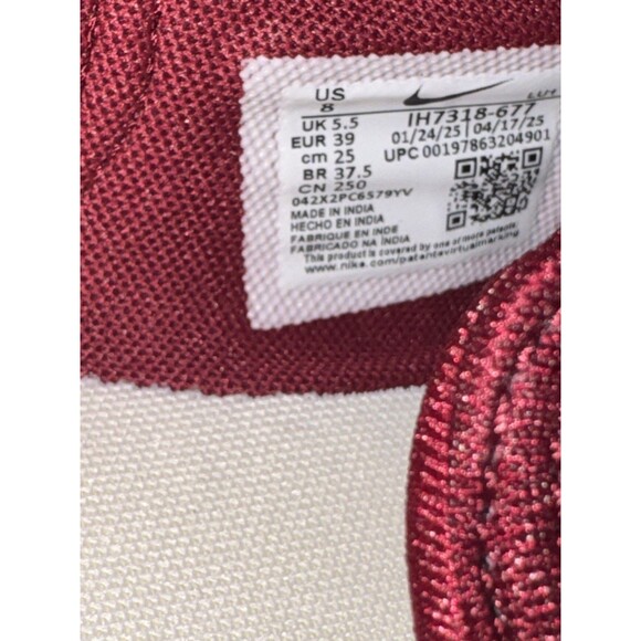 Nike WMNS Air Rift Leather Botanical Stitch Team Red Limited IH7318-677 Size 8 - Picture 13 of 14